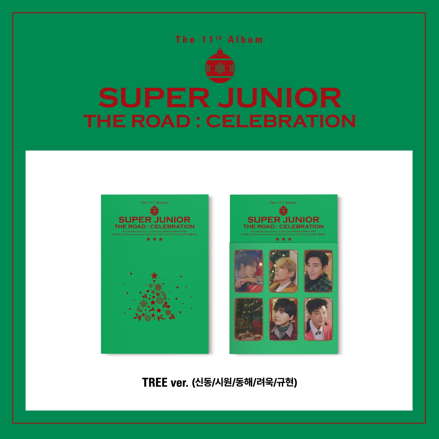 Super Junior 11th Album Vol.2 [The Road : Celebration] (TREE ver